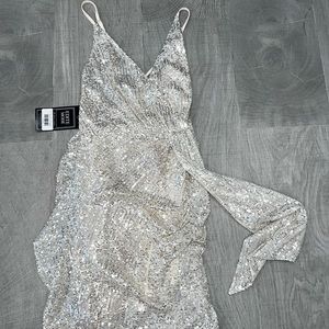 Champagne formal dress